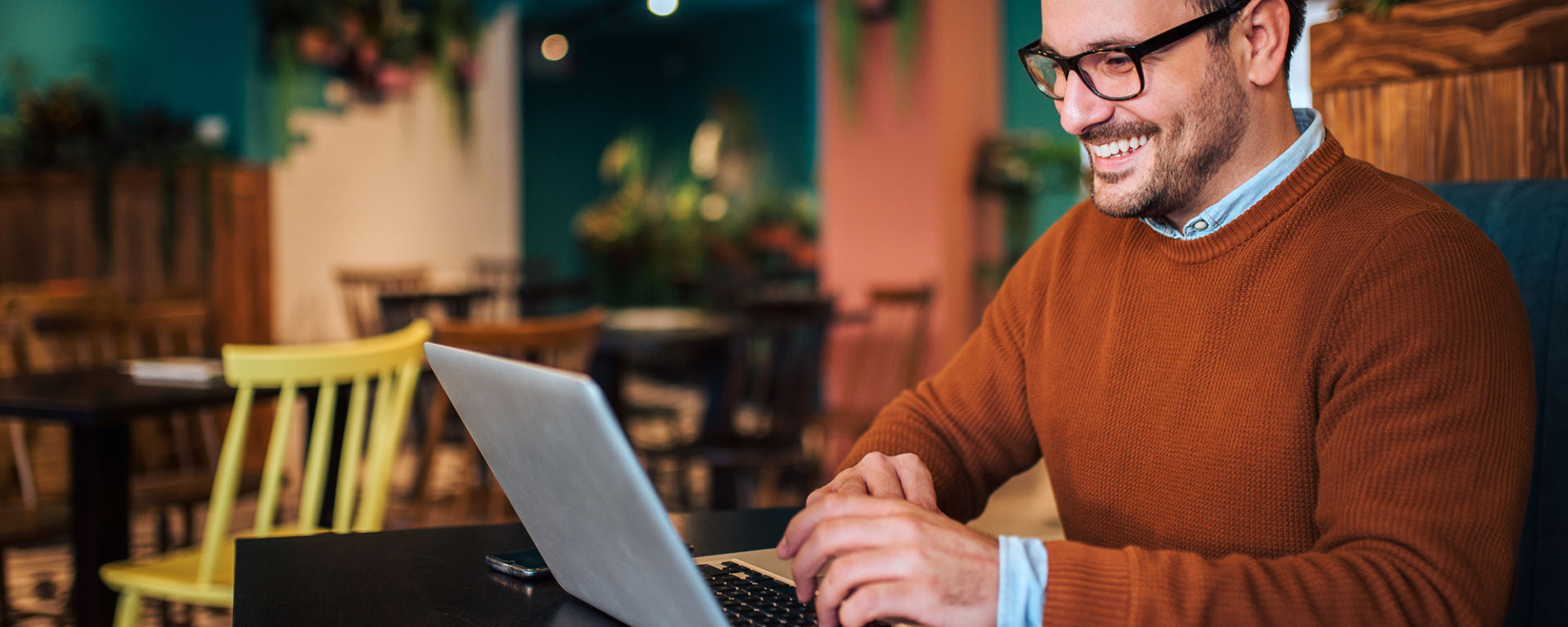 Man on laptop