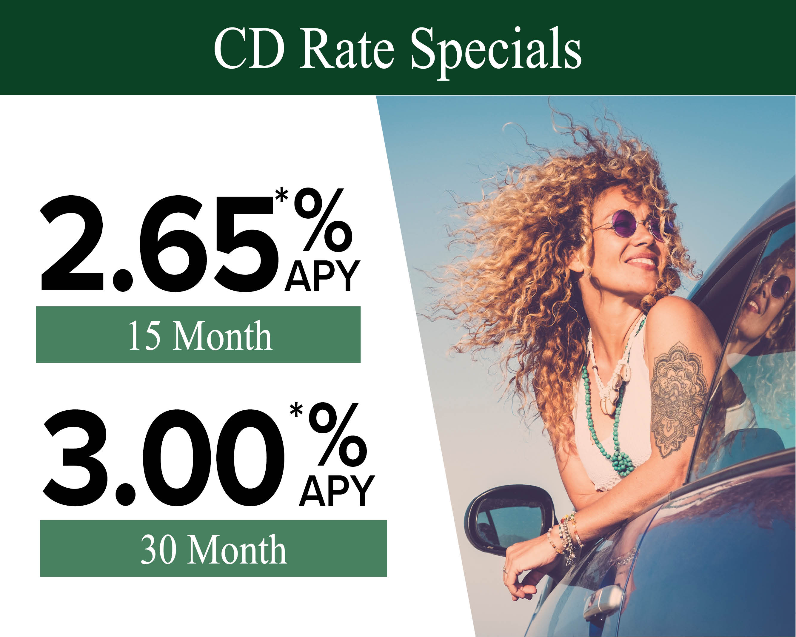 CD Promo, 15 month and 30 month